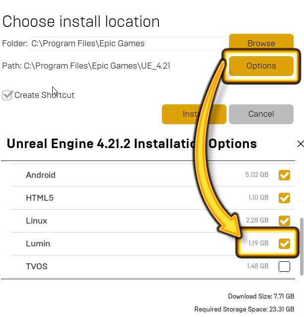 Install Tools And Set Up For Unreal Magic Leap